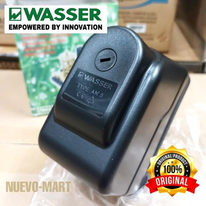 Otomatis Pompa Air WASSER Semi Jet Pump AM 5 Pressure Switch Ori AM/5