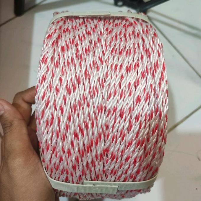 

Tali Tambang Ppd 3Mm 220Mtr / Tambang Pengikat Barang / Tambang Serbaguna Merah Tampar1Roll New Stok