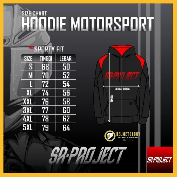 Promo Sr Project Aero Tech Black Jaket Motor Harian Touring Original