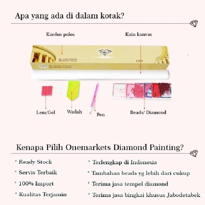 

DIY Diamond Painting Full. Kupu Kupu dan bunga D712 murah