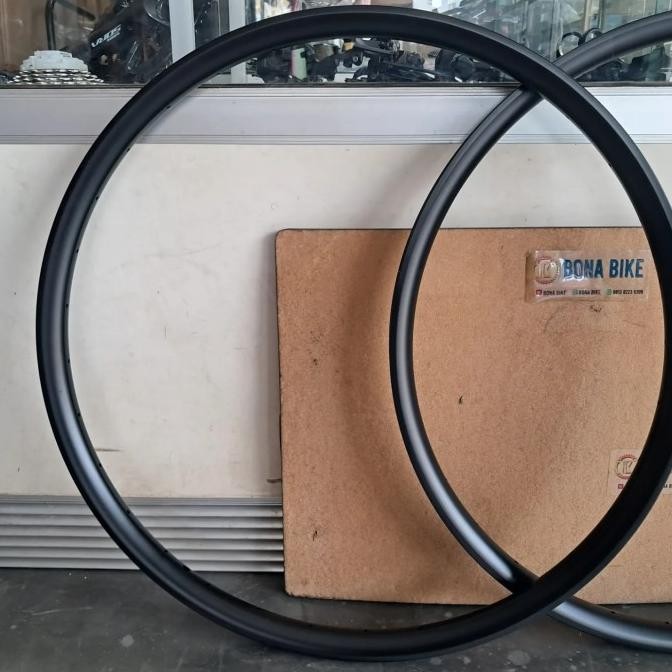 Rims 27.5 inch Patrol Dominate lebar 35mm Black - Velg Sepeda 32H - Pentil presta - rim murah