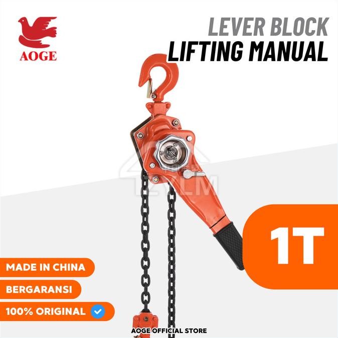 Lever Block Aoge 1 Ton 3 Meter New Stok