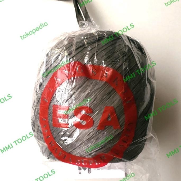 

Tali Rafia Esa Per Ball (15 Roll) - Tali Plastik Hitam Esa 7 Ons/Roll New Stok