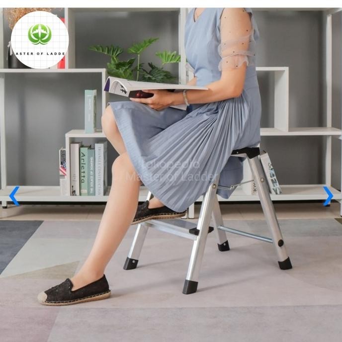 Krisbow Tangga Lipat Aluminium 2 Step Fixstep New Stok
