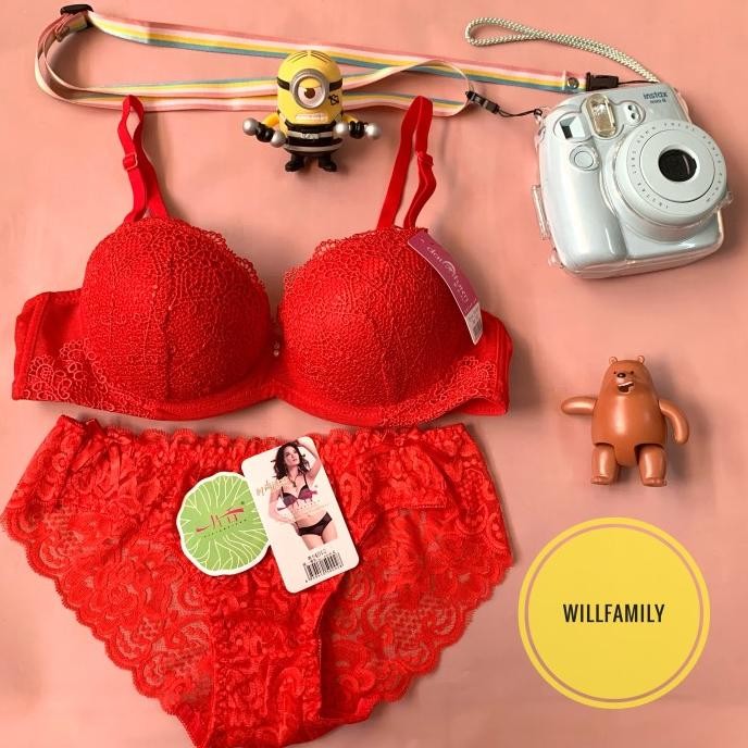 Super Murah, Bra Set Brukat, Bra Push Up, Bra Busa Tebal, Bra Kawat Busa Tebal