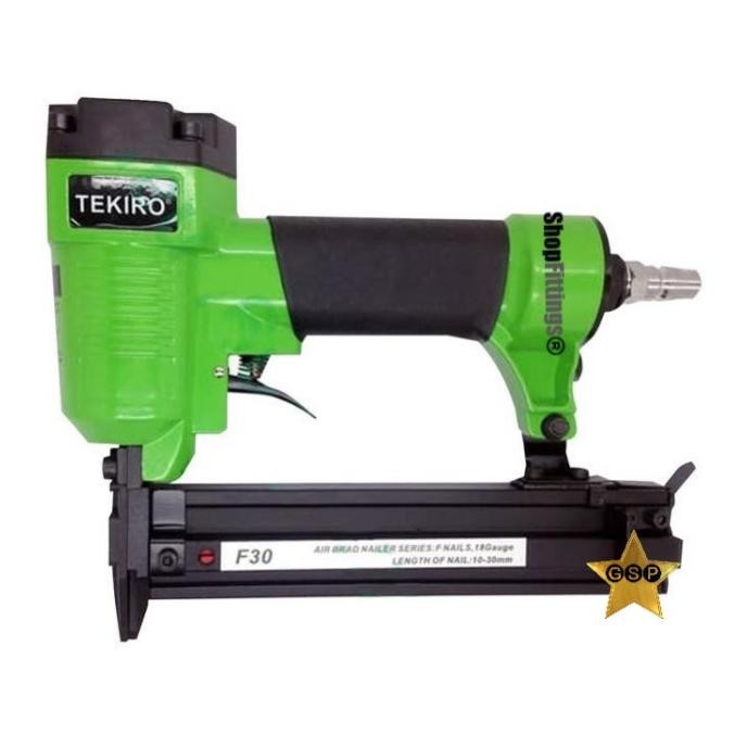 

TEKIRO F30 Air Nailer Gun F 30 Mesin Tembak Paku Model i Stapler Angin KALI
