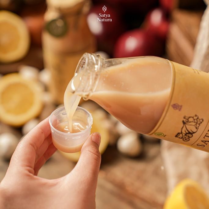 

Satya Jus Bawang Putih Tunggal Jahe Merah Madu Hutan Lemon Cuka Apel