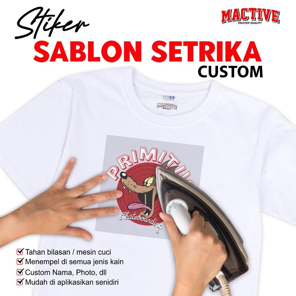 Ex45 OUTDOOR BRAND STIKER SABLON SETRIKA DTF Viral