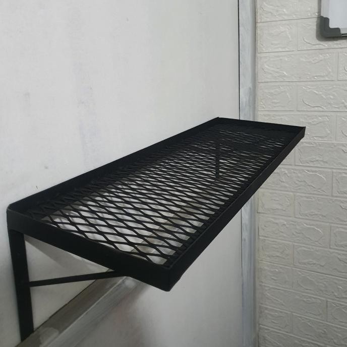 rak pot bunga rak helm rak dapur gantung tempel dinding serbaguna KLM