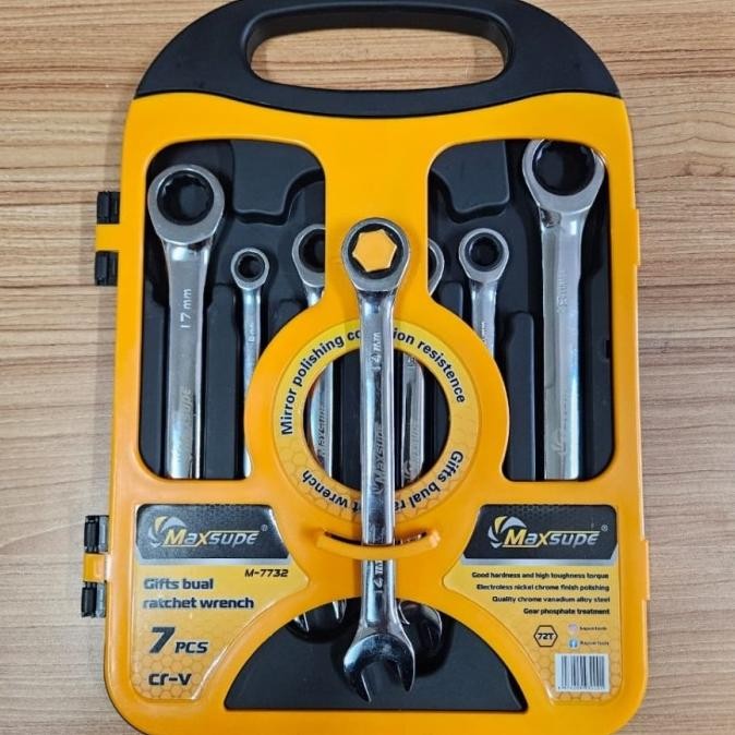 Grosir Belter Kunci Ring Pas Rachet Set 7 Pcs / Rachet Tekiro