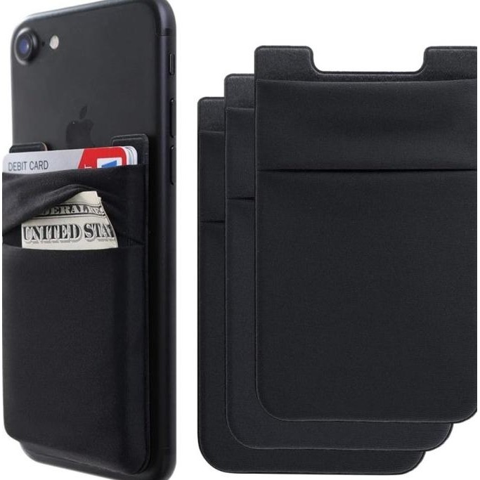 

DERAL Phone Holder Hp Dompet 3in1 Sticky Card Holder Phone Stand