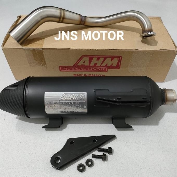 Knalpot AHM Original Standar Racing - Beat / Scoopy / Spacy (Karbu) HEMAT