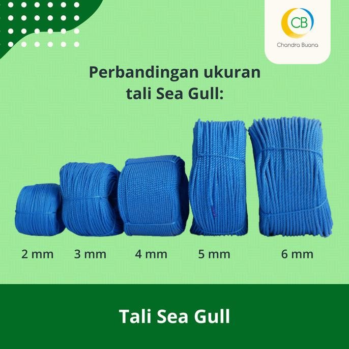 

Tali Tampar Plastik 5 Mm Asli - Seagull New Stok