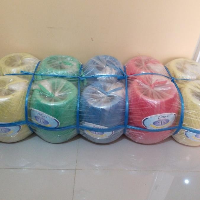 

Tali Rafia Merk Dollar Isi 10 Roll Warna Campur New Stok