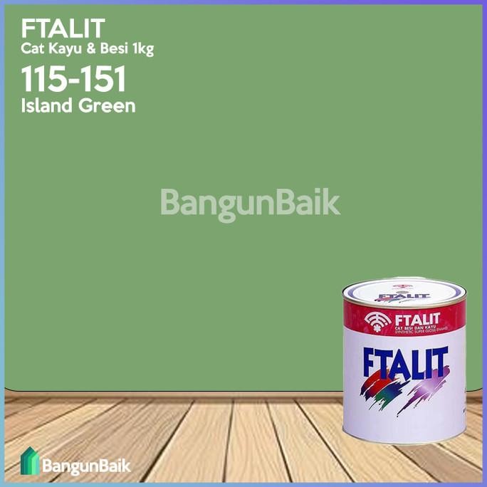 Miliki Kansai Ftalit 151 Island Green 1Kg / Cat Kayu Dan Besi Ftalit 115-151