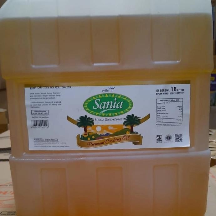 

minyak goreng sania jerigen 18liter murah