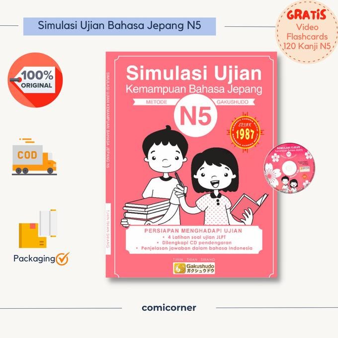 Simulasi Ujian Kemampuan Bahasa Jepang N5 + CD