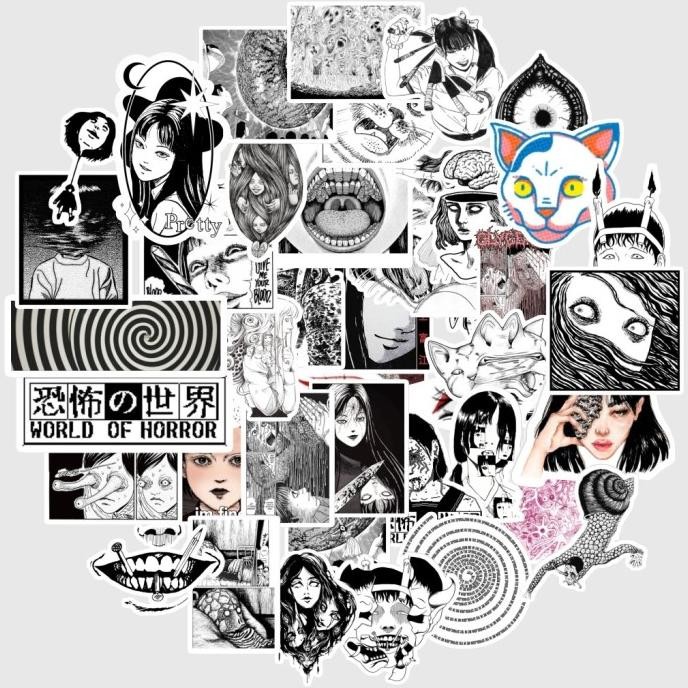 

Sticker Tempel "Sticker Pack Junji Ito 40pcs" murah