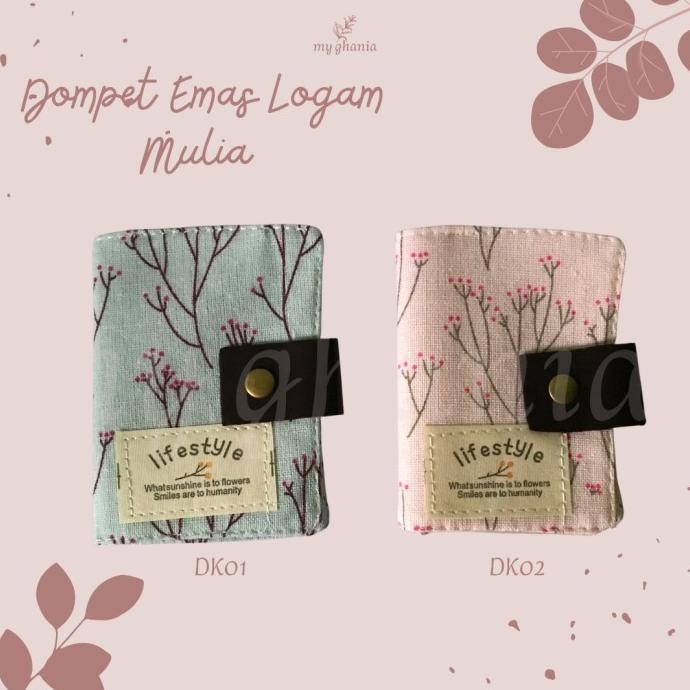 

Card holder / Dompet Kartu Emas Logam Mulia Antam UBS Minigold Kanvas