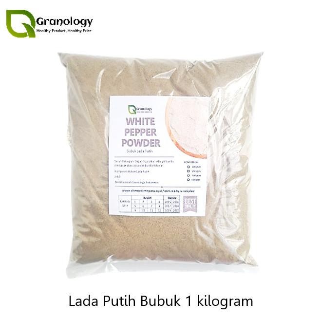 

Lada Putih Bubuk / White Pepper Powder (1 kilogram) by Granology murah
