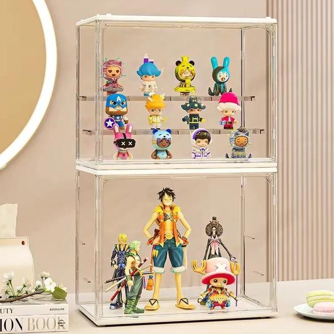 

Kotak Display Penyimpanan Bening Tinggi Kualitas Akrilik Berdiri Figure Aksi Tangga 2