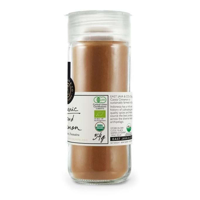

East Java & Co Organic Ground Cinnamon - 54g(Kayu Manis Bubuk Organik) murah