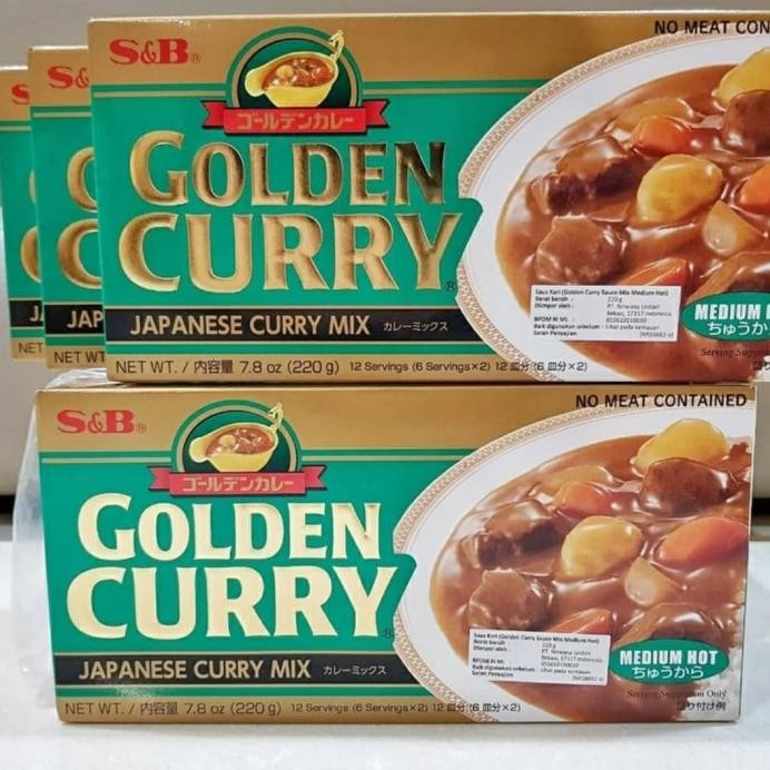 

golden curry / hijau S&B / kari jepang / kare jepang murah
