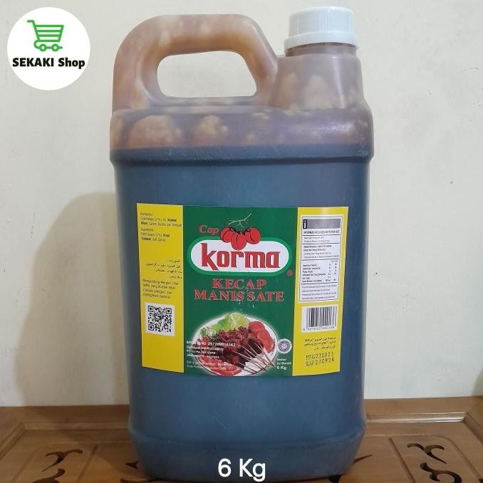 

Kecap Manis SATE Cap KORMA Jerigen 5 Liter murah