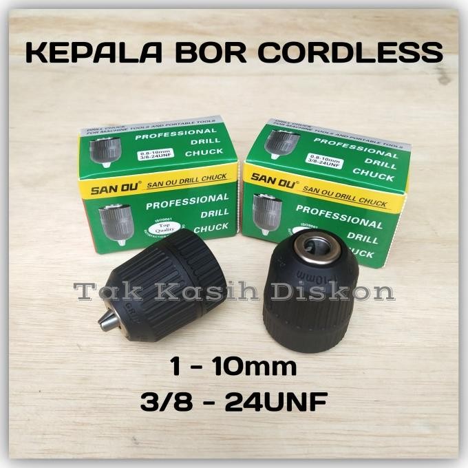 KEPALA BOR CAS 10MM | KEPALA BOR CORDLESS 10MM murah