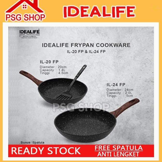 TERLARIS Idealife Frypan / Wajan Penggorengan Anti Lengket