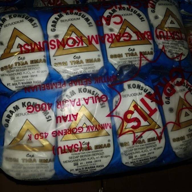 

Garam Segitiga Emas - 500 gr / bal murah