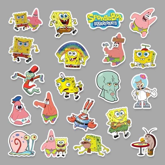 

STICKER PACK TUMBLR - SPONGEBOB SQUAREPANTS [20 PCS] murah