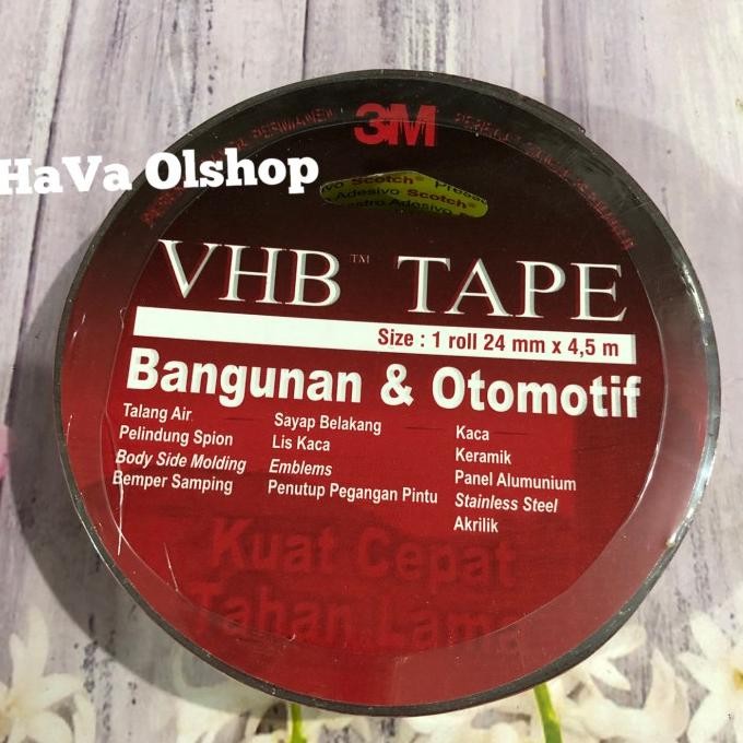 

DOUBLE TIPE VHB 3M 24mmx4.5m murah