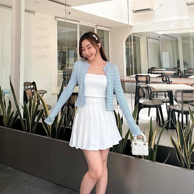 Sale [ Marveile ] Kuma Knit Cardigan / Cardigan Outer Wanita