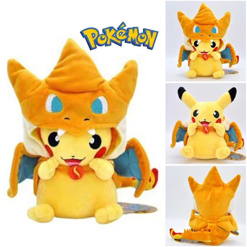 Premium Boneka Pokemon Pikachu Charizard / Boneka Anak Pokemon / Boneka Pokemon Go Pikachu Charmande
