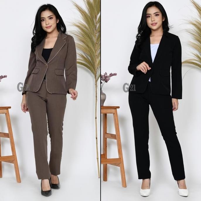 Grosir Blazer Wanita Kancing Satu Jas Wanita Blazer Hitam Formal Blazer Kerja Wanita Blazer Wanita K