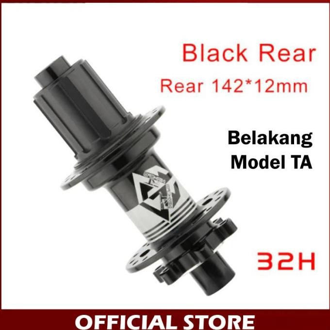 Rt Hub Belakang Freehub Ta Thru Axle Boost 32H 142 X 12Mm Jangkrik