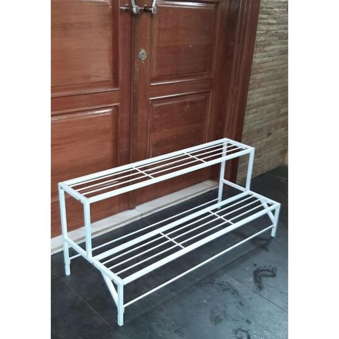 Promo Rak Besi Hollow 3 Tingkat Serbaguna /Sistem Bongkar Pasang Knockdown/ Rak Bunga / Rak Pot Holl