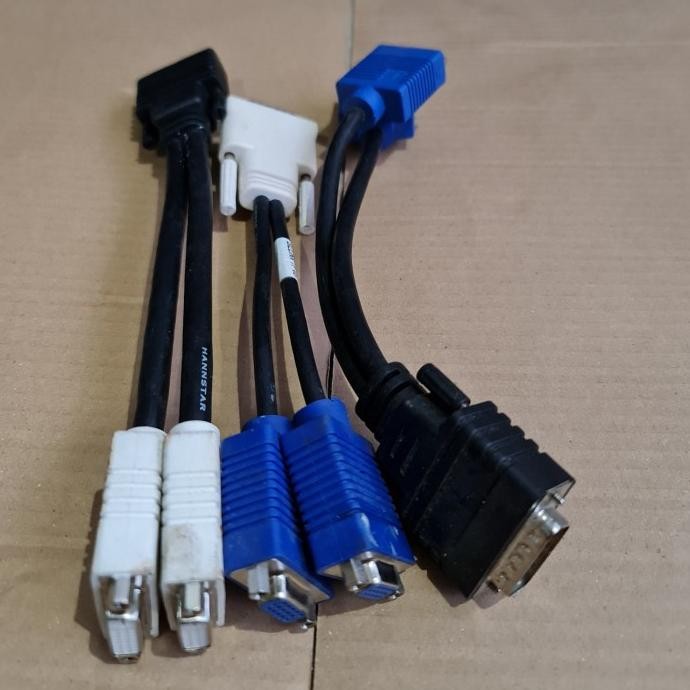 Konektor Vga Quadro To Vga Dan Dvi Ori Co