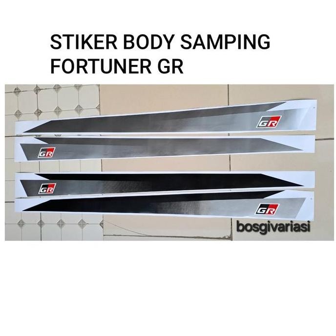 Stiker List Body Fortuner Gr / Stiker All New Fortuner 2022 / Stiker Fortuner Gr Sport / Sticker For