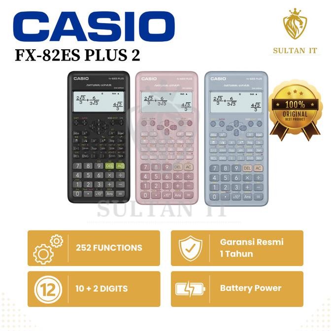 

KALKULATOR SCIENTIFIC CASIO FX 82ES PLUS 2ND EDITION