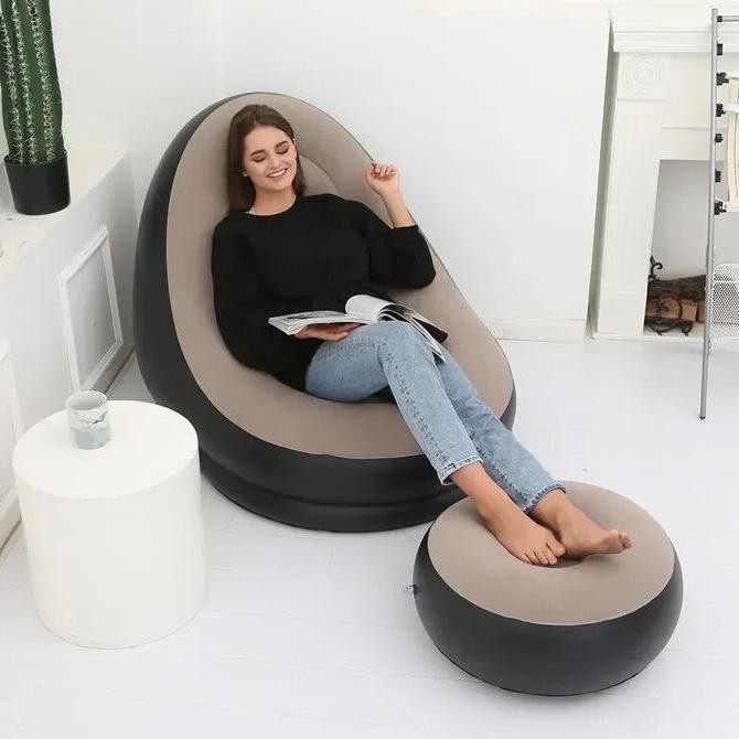 Sale Sofa Angin Santai Portable/Sofa Angin Camping/Sofa Angin Santai+Sofa Angin Santai Dengan Sandar