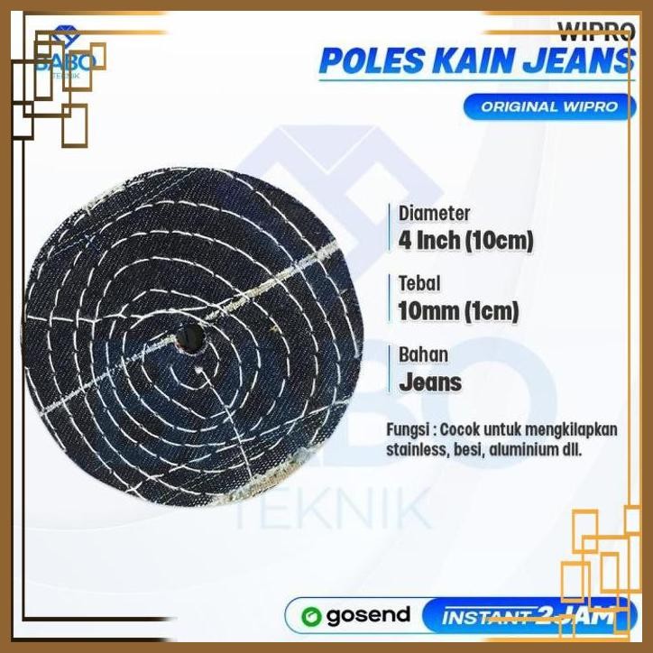 [BBT] KAIN POLES 4 INCH KAIN POLES JEANS 4 " KAIN POLES GERINDA