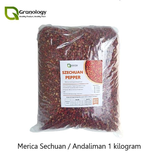 

Merica Sechuan / Szechuan Pepper / Mala Pepper (1 Kilogram) By Granology Terbaru Best Quality Asli 100% Original