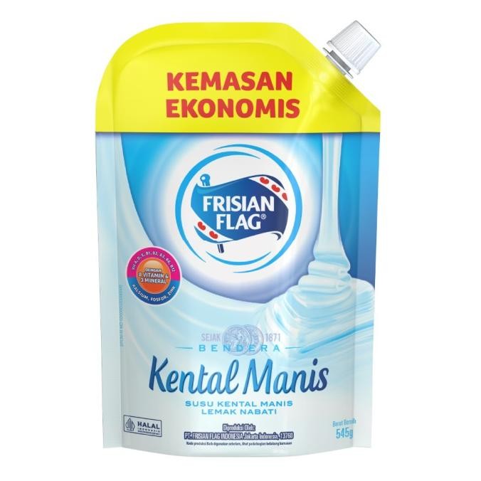 

|| FARISMAL / Frisian Flag Bendera Kental Manis Pouch 545g [3 pcs] - Free ABC Sirup Squash Delight Jeruk Florida 450ml ||~~~