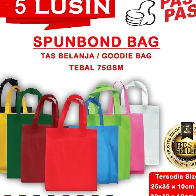 

Punbond Goodie Bag Ta Belanja Paet 5 Luin El Tali Handle Antong Ain