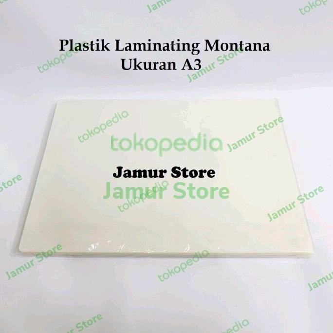 

Murah Plastik Laminating A3 Montana 100 Mic Laminating Film Montana A3