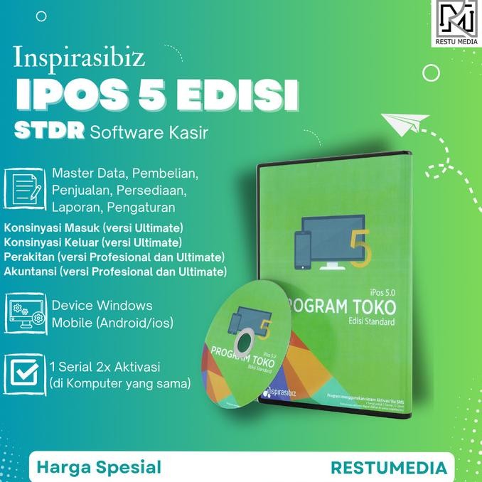 

Grosir Paket Mesin Kasir | Progam Toko Ipos 5