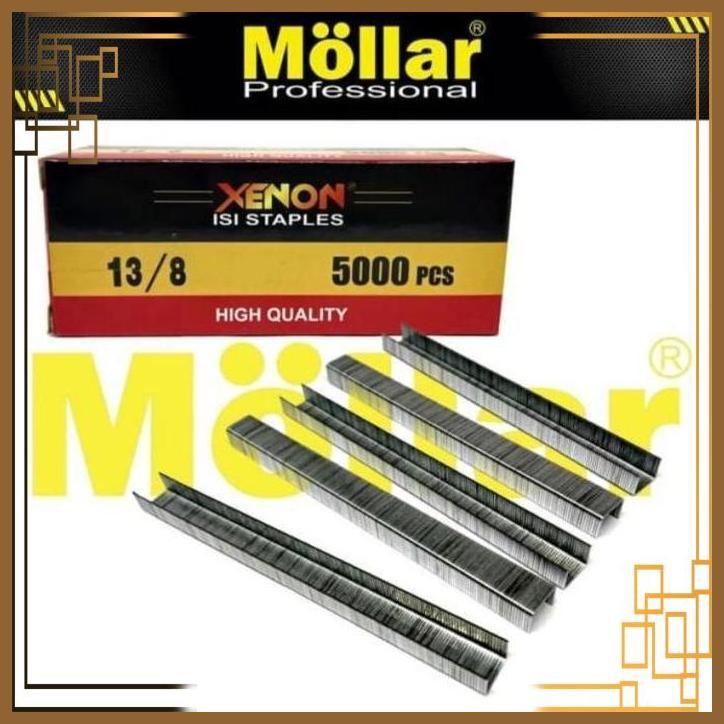 

[DTG] REFILL ISI STAPLE GUN XENON 13/8 5000PCS - ISI STAPLES GUN MOLLAR R23