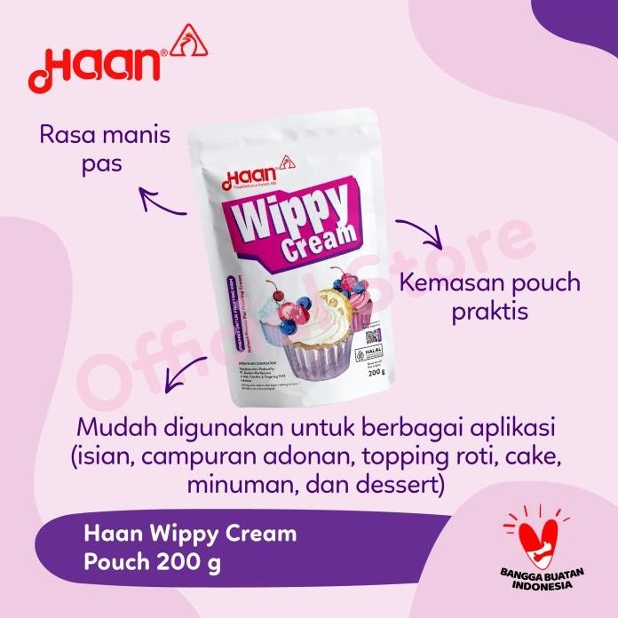 

HAAN WIPPY CREAM 200gr murah